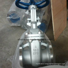 150lb Cast Stainless Steel CF8 Flange Connection End Gate Valve